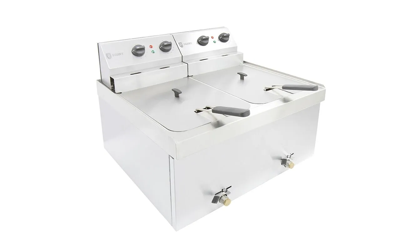 Parry NPDF9 - Double Table Top Electric Fryer