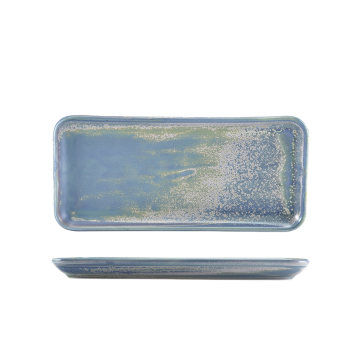 Terra Porcelain Seafoam Narrow Rectangular Platter 27 x 12.5cm