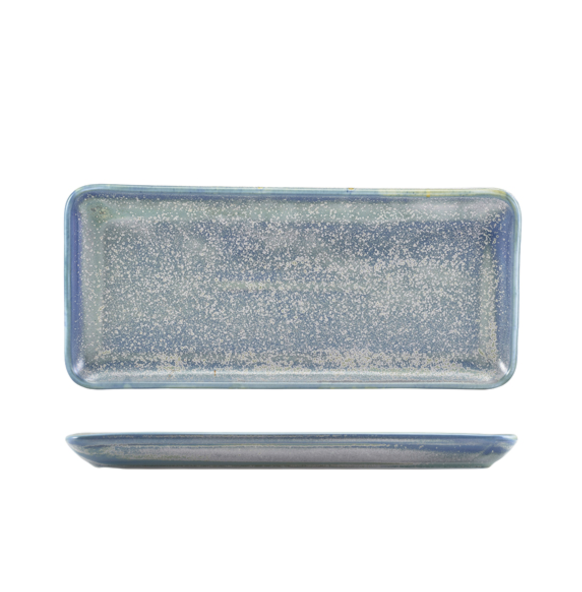 Terra Porcelain Seafoam Narrow Rectangular Platter 30 x 14cm