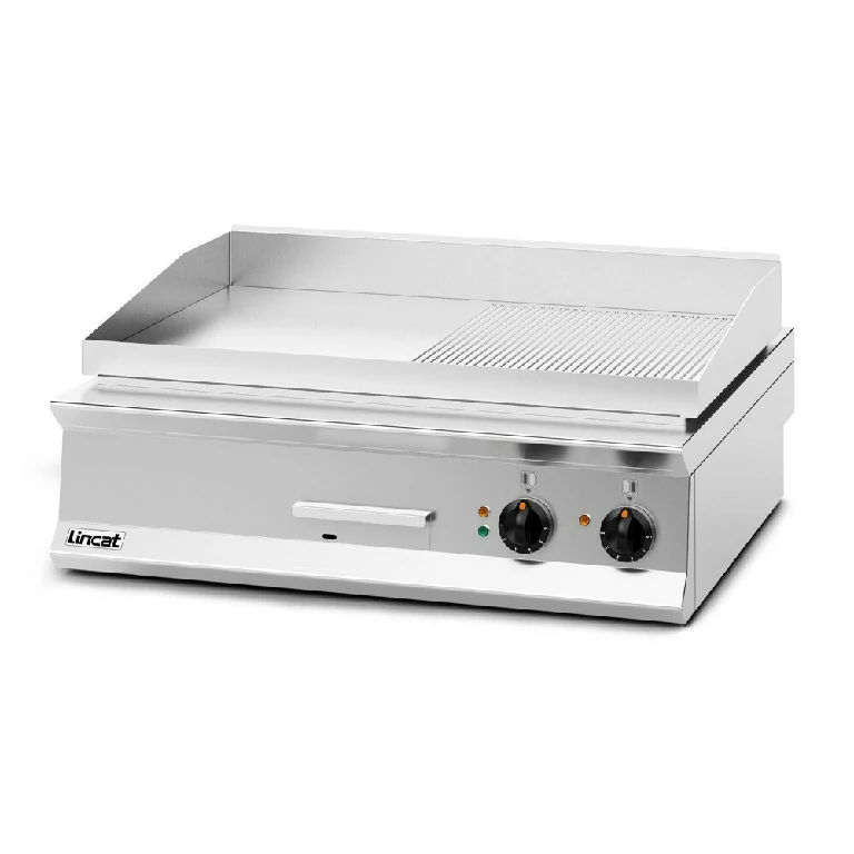 Lincat Opus 800 Electric Counter-top Griddle - Ribbed Plate - W 900 mm - 12.0 kW