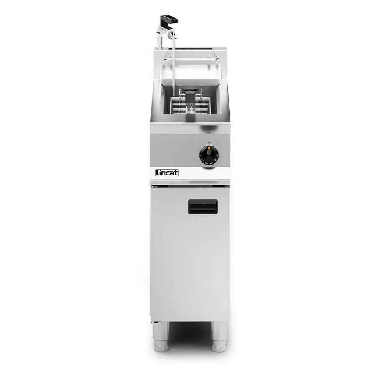 OG8110/OP/N - Lincat Opus 800 Natural Gas Free-standing Single Tank Fryer with Pumped Filtration