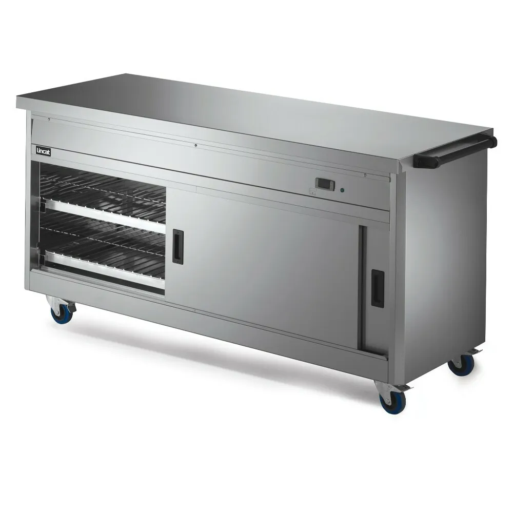 P6P5 - Lincat Panther 670 Series Free-standing Hot Cupboard - Plain Top