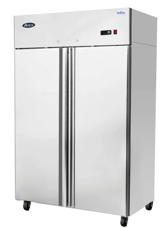 Infrio Slimline AN1000BT Stainless Steel Freezer 900 Litre