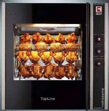 Ubert Topline RT40, Pass Thru Hot Air Electric Rotisserie Range