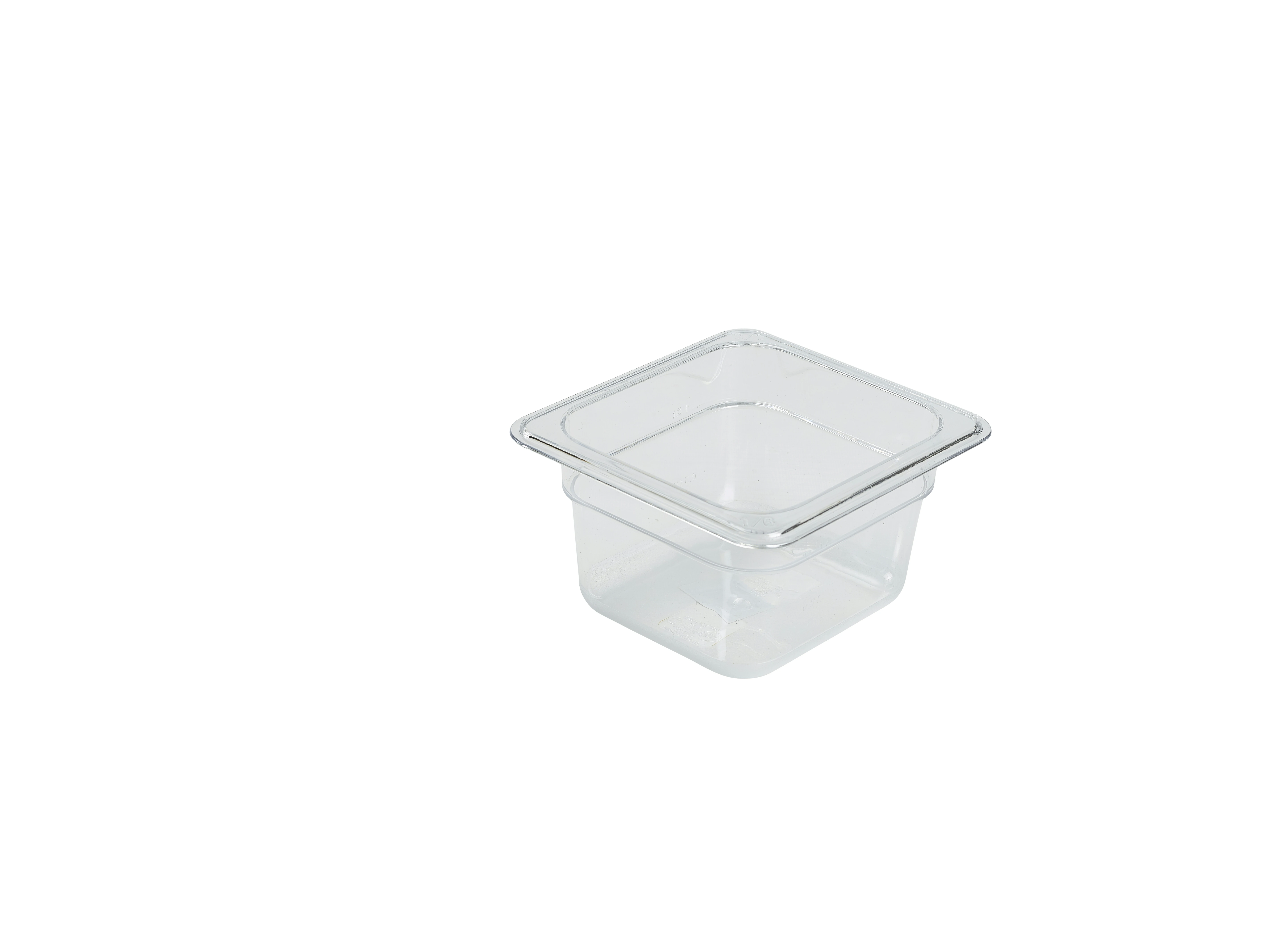 1/6 -Polycarbonate GN Pan 100mm Clear