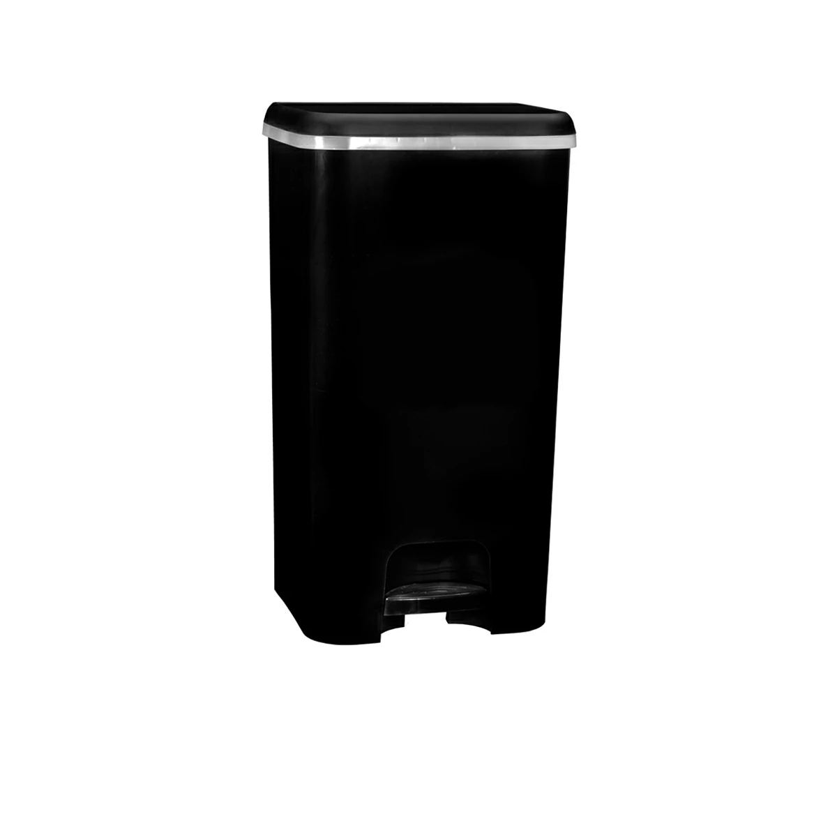Black Polypropylene Pedal Bin 37L