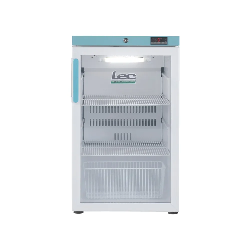 LEC Medical PEGR107UK Countertop Glass Door Pharmacy Refrigerator