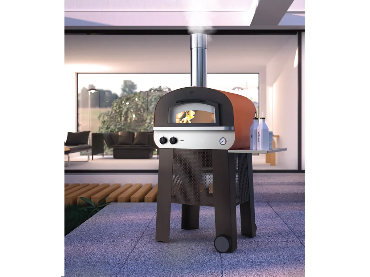 Fontana Piero Build In Gas & Wood Fired Pizza Oven