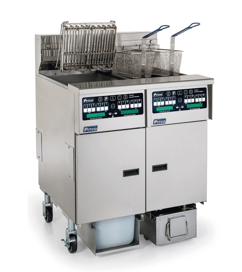 Pitco SELV14S-C/FD-FFFF Freestanding Electric Fryer