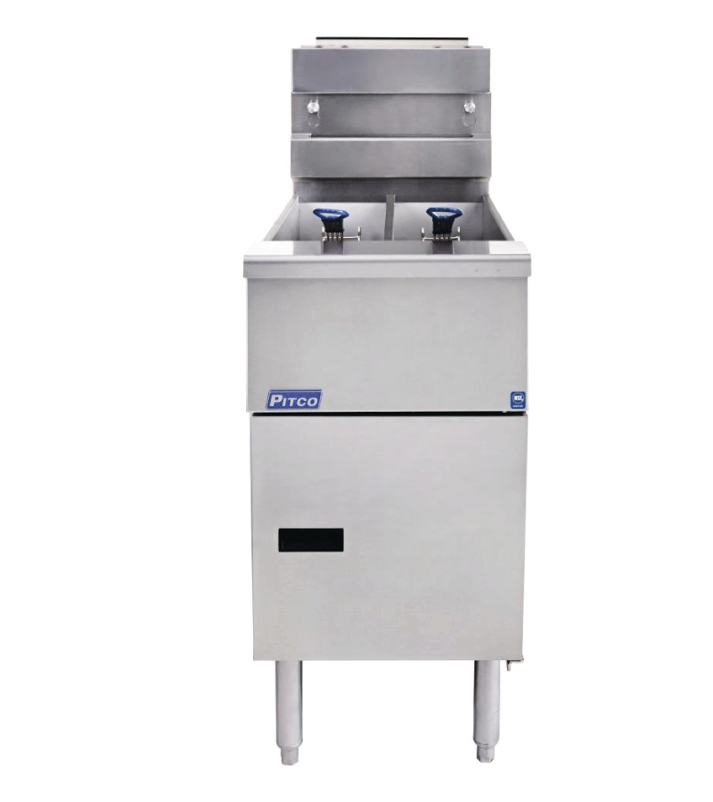 Pitco SG14TS Freestanding Gas Fryer 2 Tanks