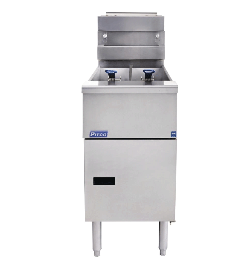 Pitco SG14TS Freestanding Electric Fryer 2 Tanks