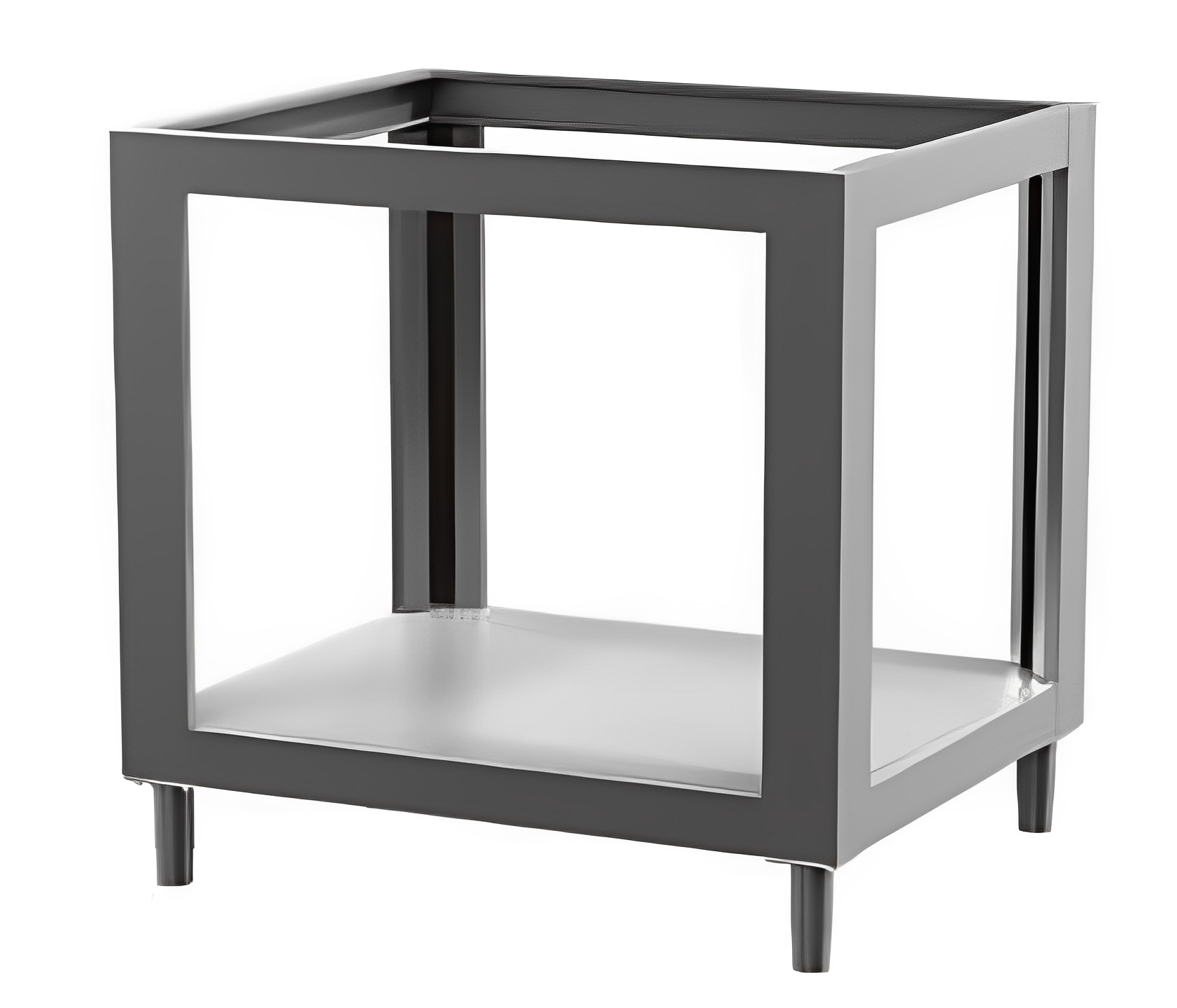 PIZZAGROUP S4 Stands in stainless steel, with service shelf.