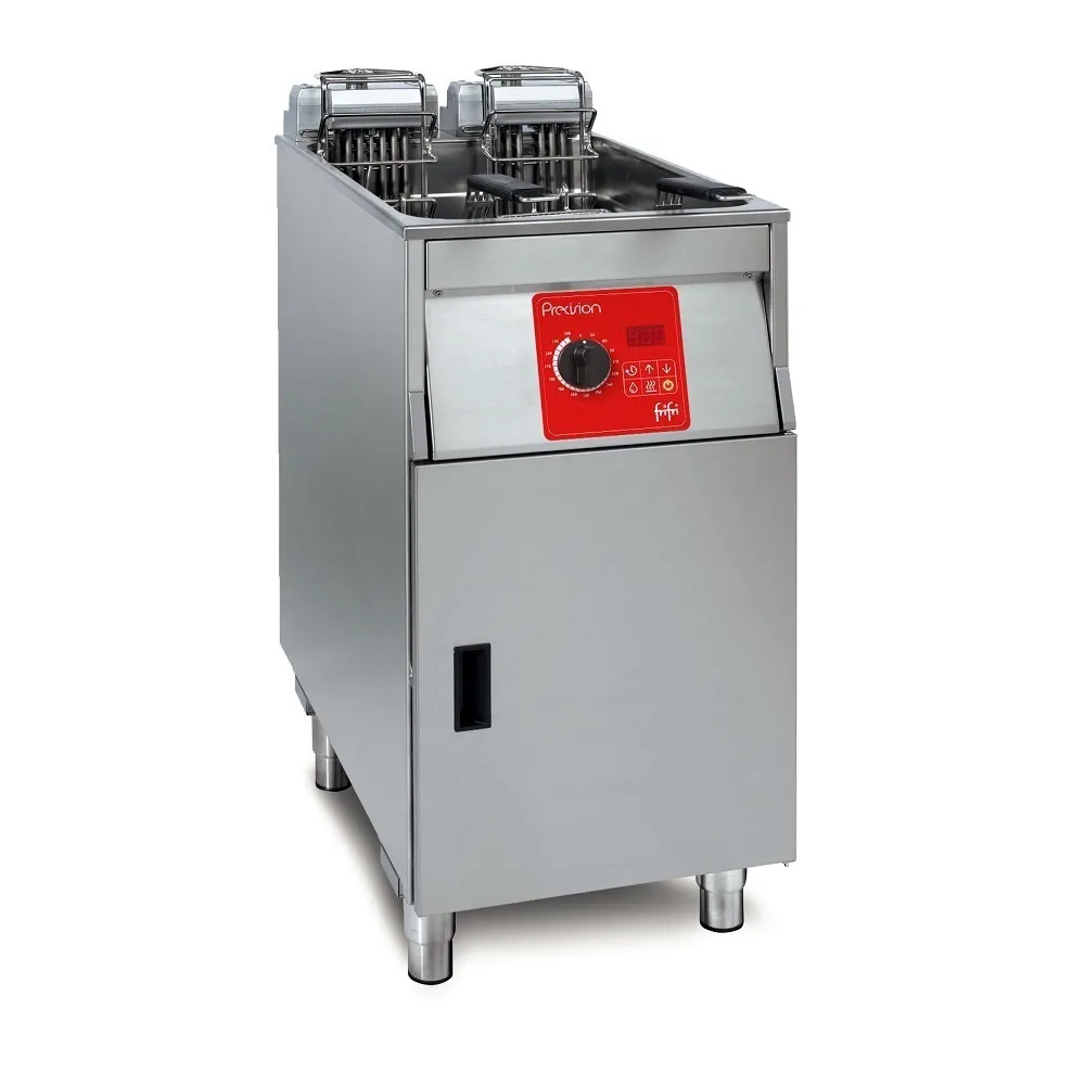 PL412L31G0 - FriFri Precision 412 Electric Free-standing Single Tank Fryer - 2 Baskets - W 400 mm - 15.0 kW