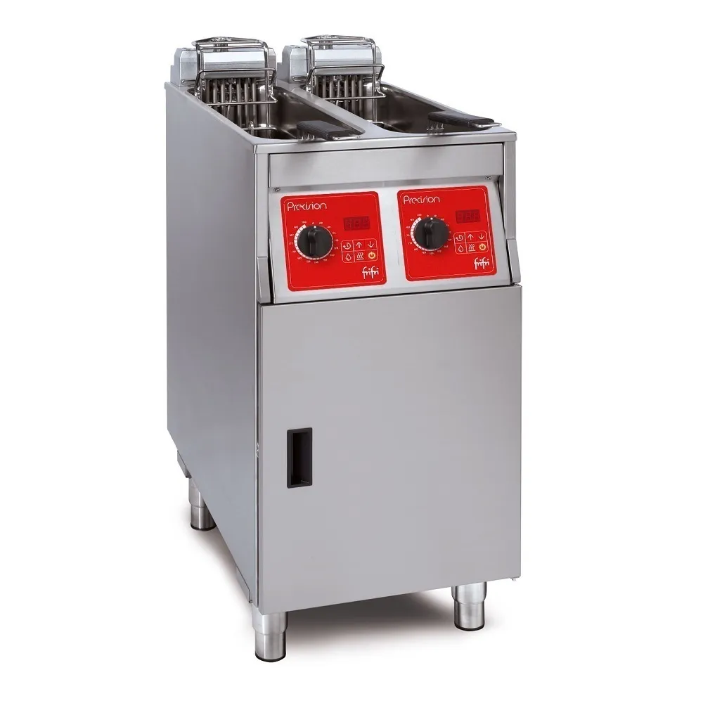 FriFri Precision 422 Electric Free-standing Twin Tank Fryer - 2 Baskets - W 400 mm - 2 x 9.0 kW - Single Phase