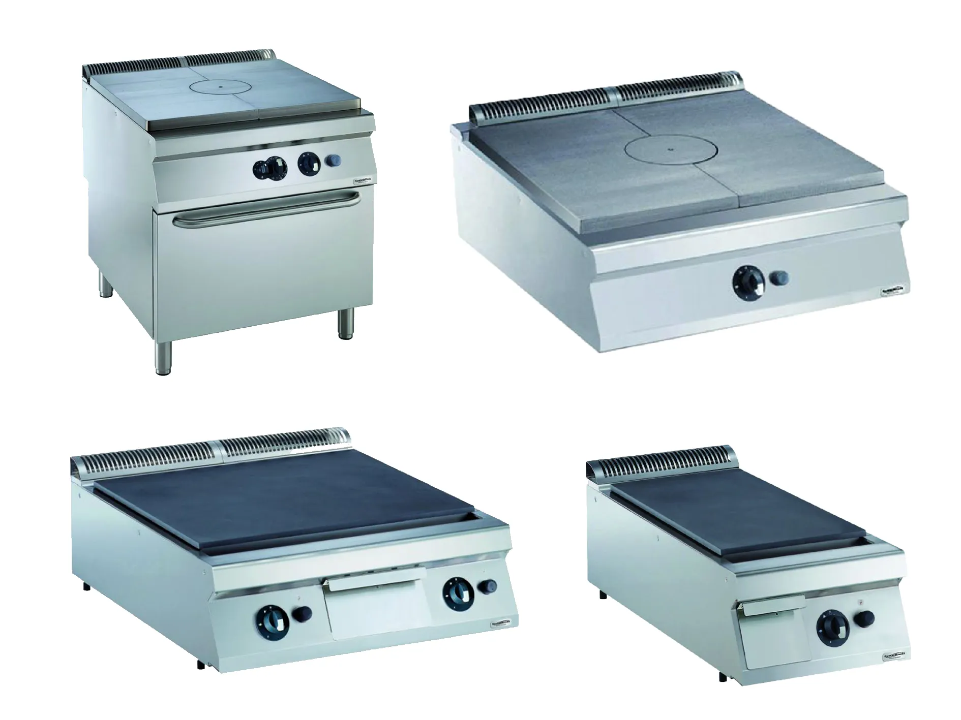 CombiSteel Pro 900 Solid Top Range With Gas Oven