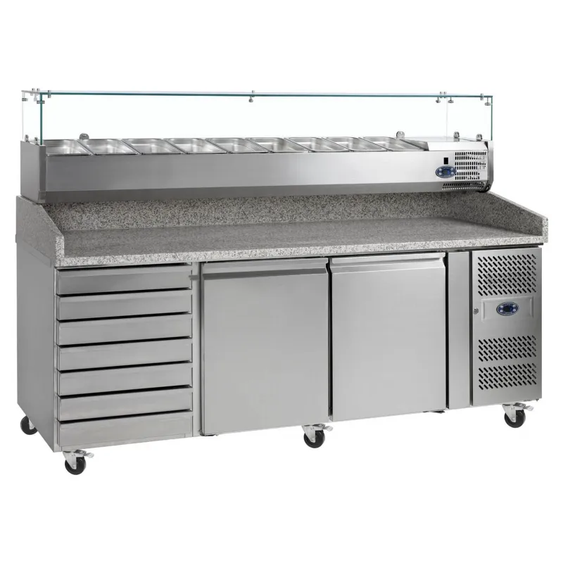 Tefcold PT Range Pizza Prep Counter Fridge