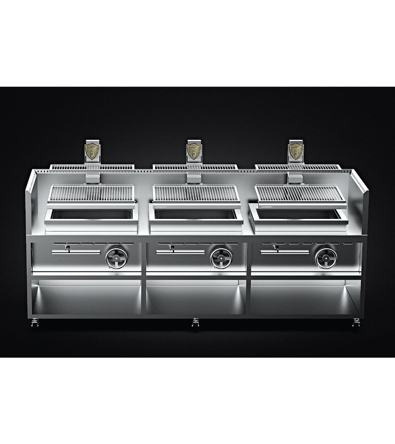 Josper PVJ-076 3 Gas Charcoal Griller