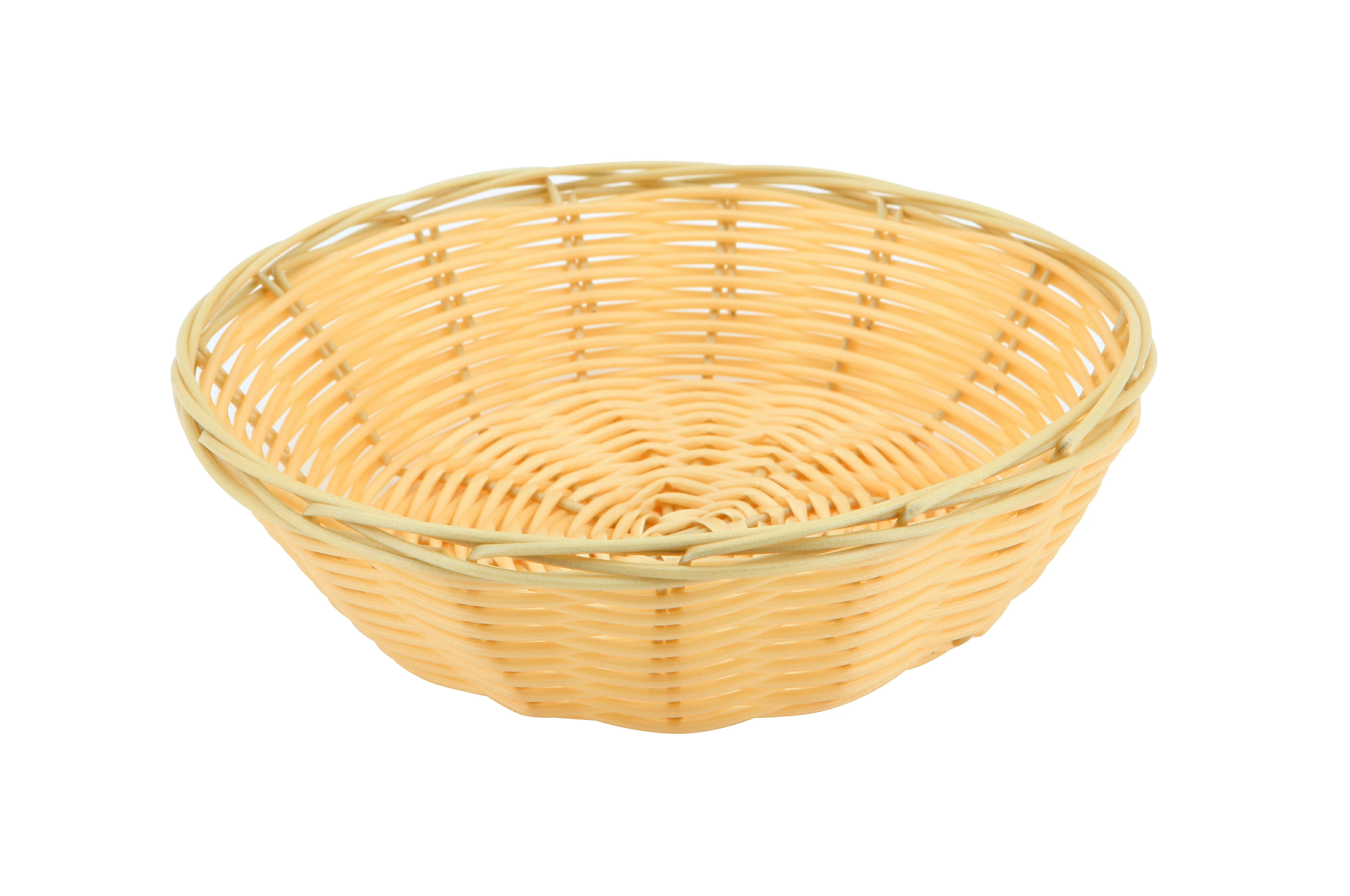 Round Polywicker Basket 7"Dia X 2" Deep