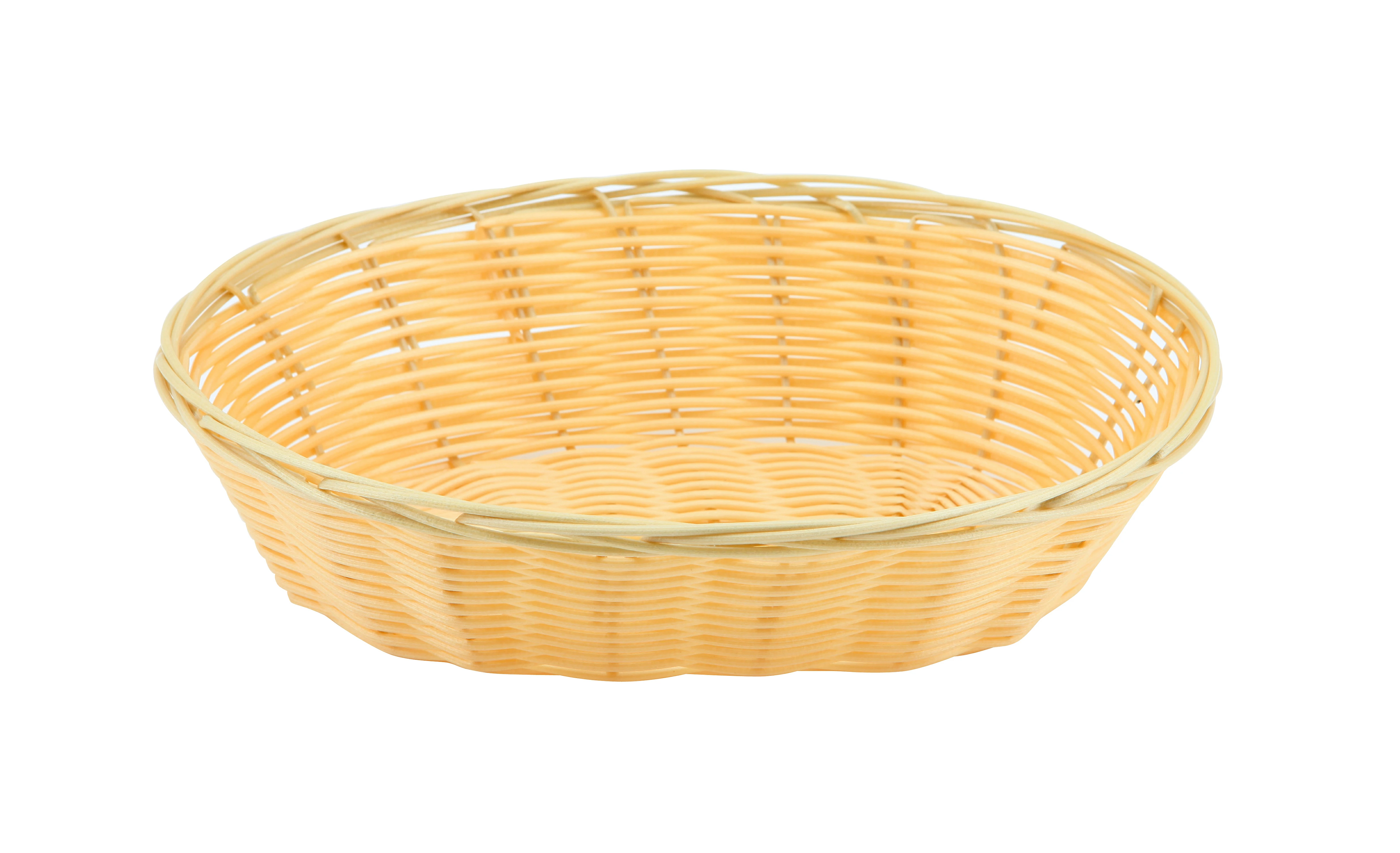 Oval  Polywicker Basket 9"X6"X2.25"