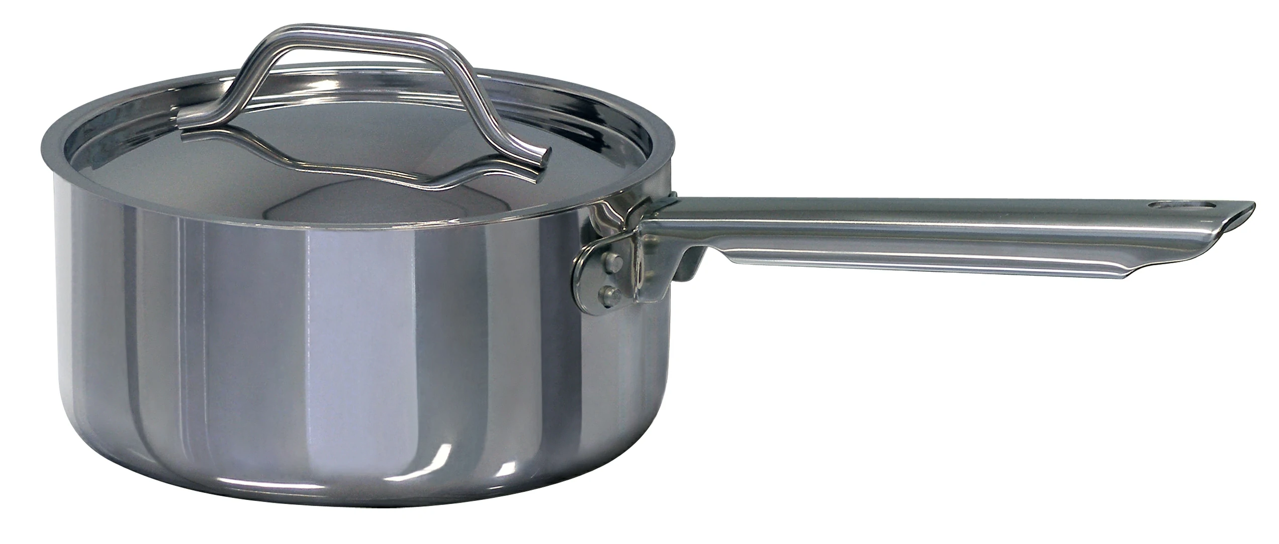 Extreme performance stainless steel 2 litre saucepan
