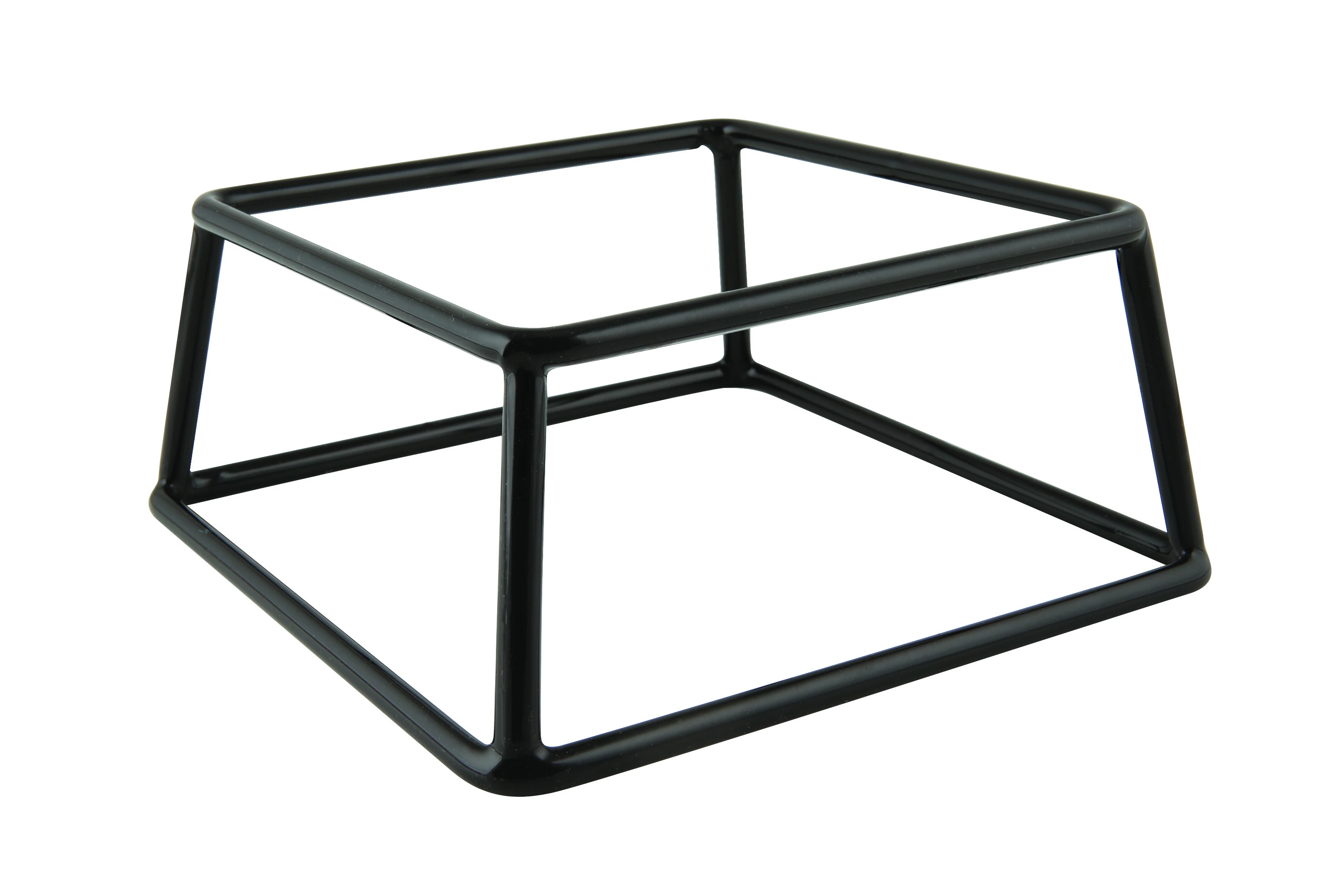 Genware Black Anti-Slip Buffet Riser 18 x 8cm