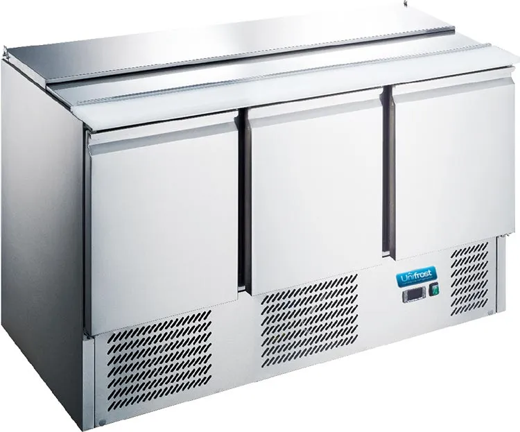 Unifrost SA136G Saladette 3 Door Counter Fridge