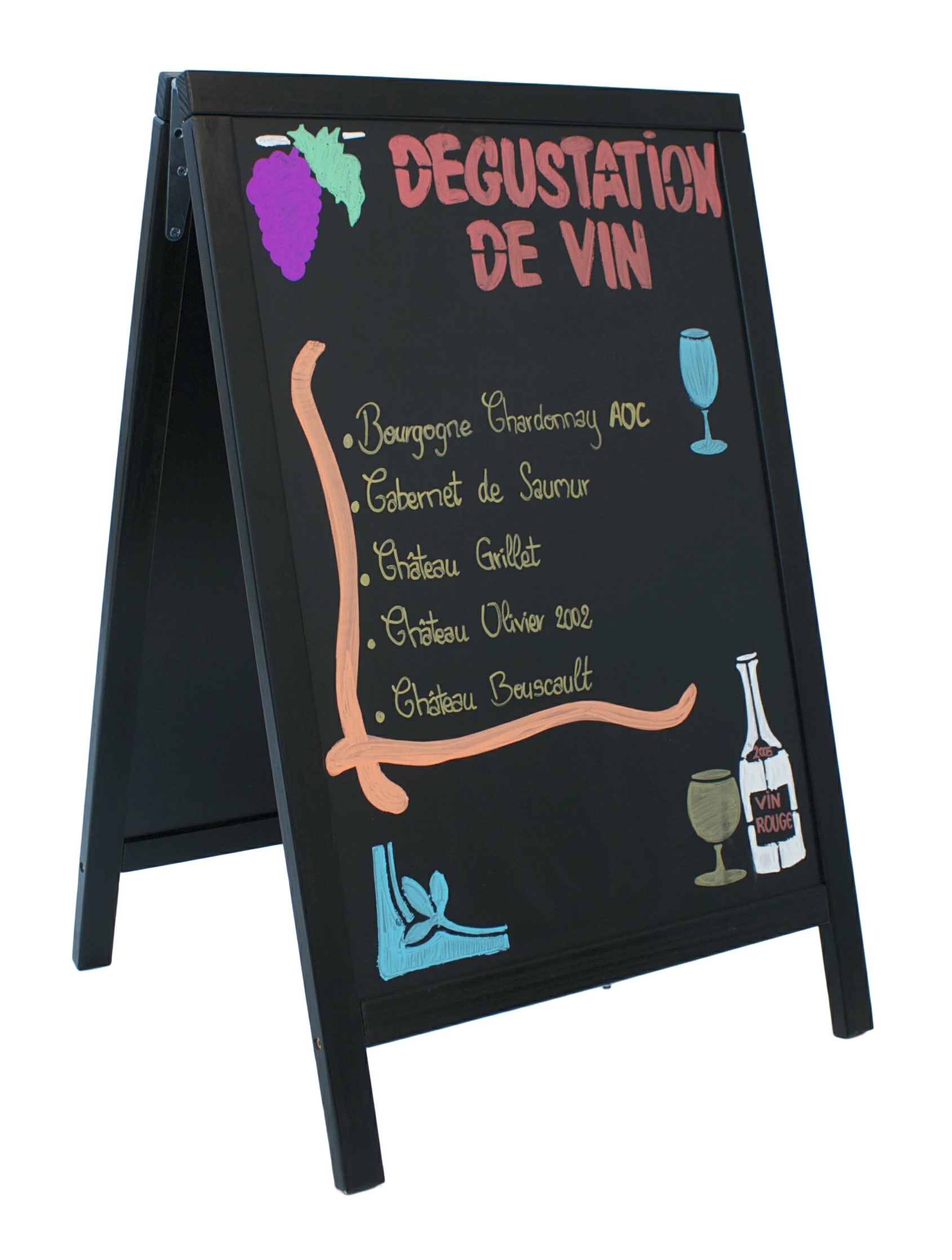 Duplo A-Board 55X85cm, Black