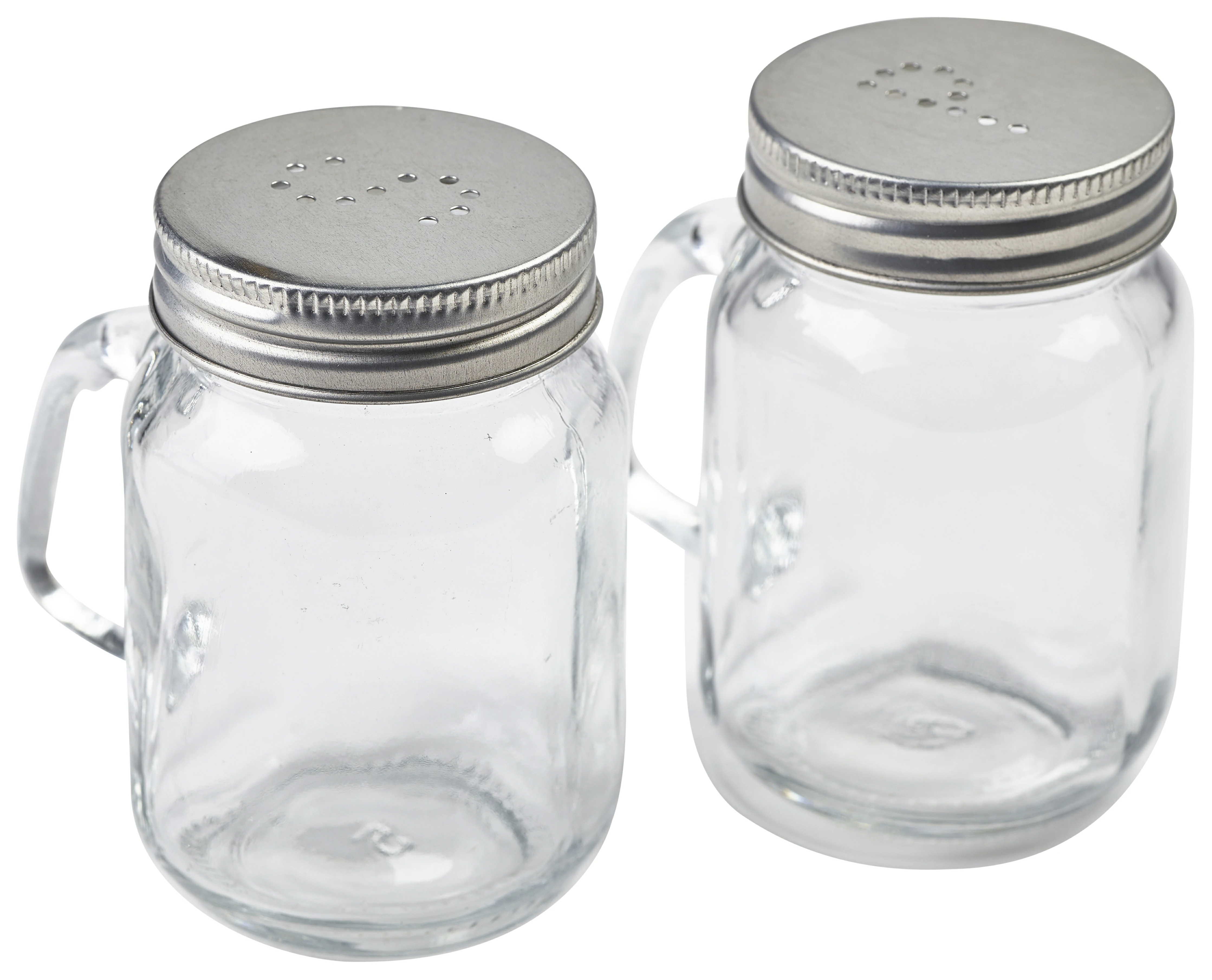 Mason Jar Salt & Pepper Shaker Set