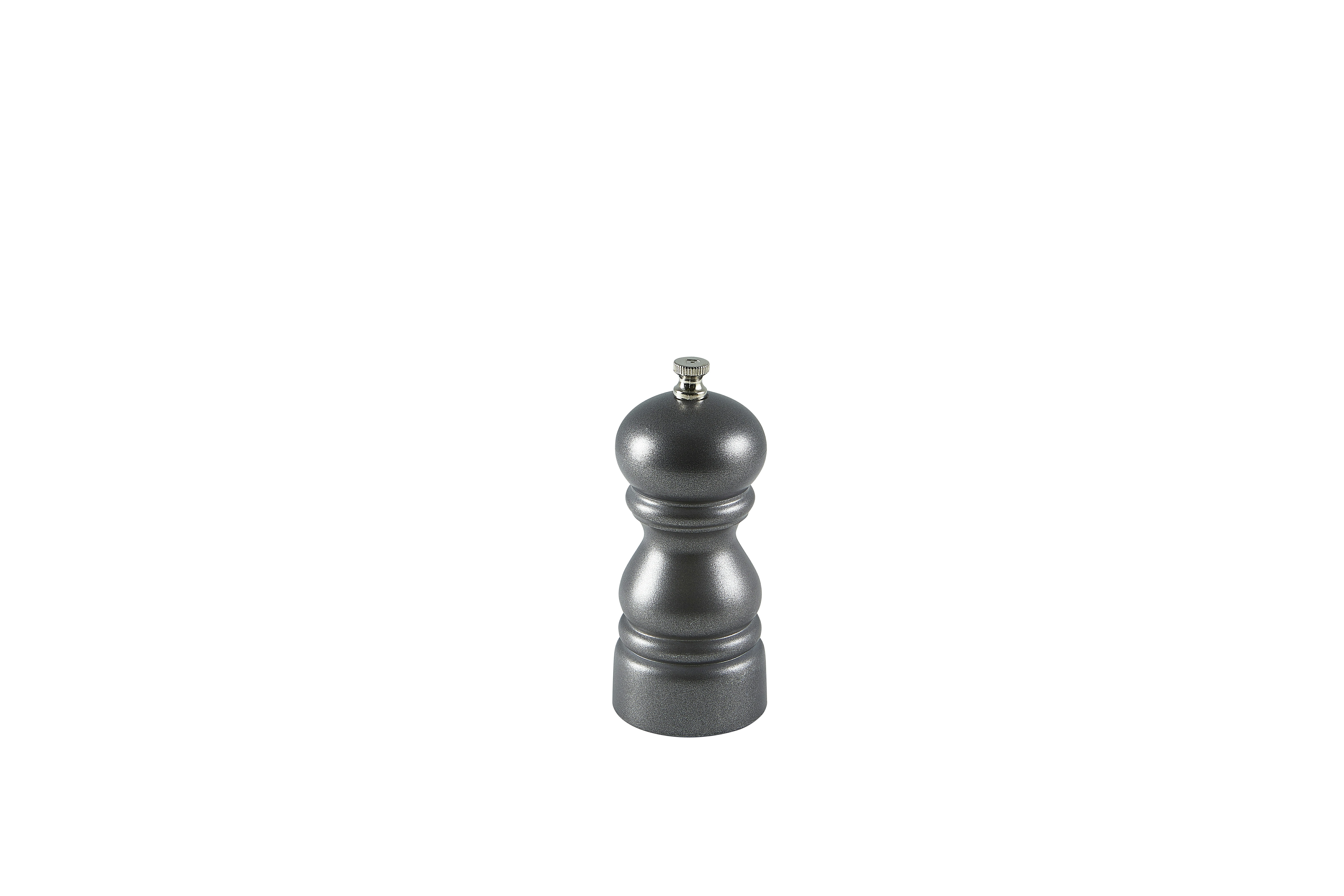 Genware Salt Or Pepper Grinder Silver 12.7cm