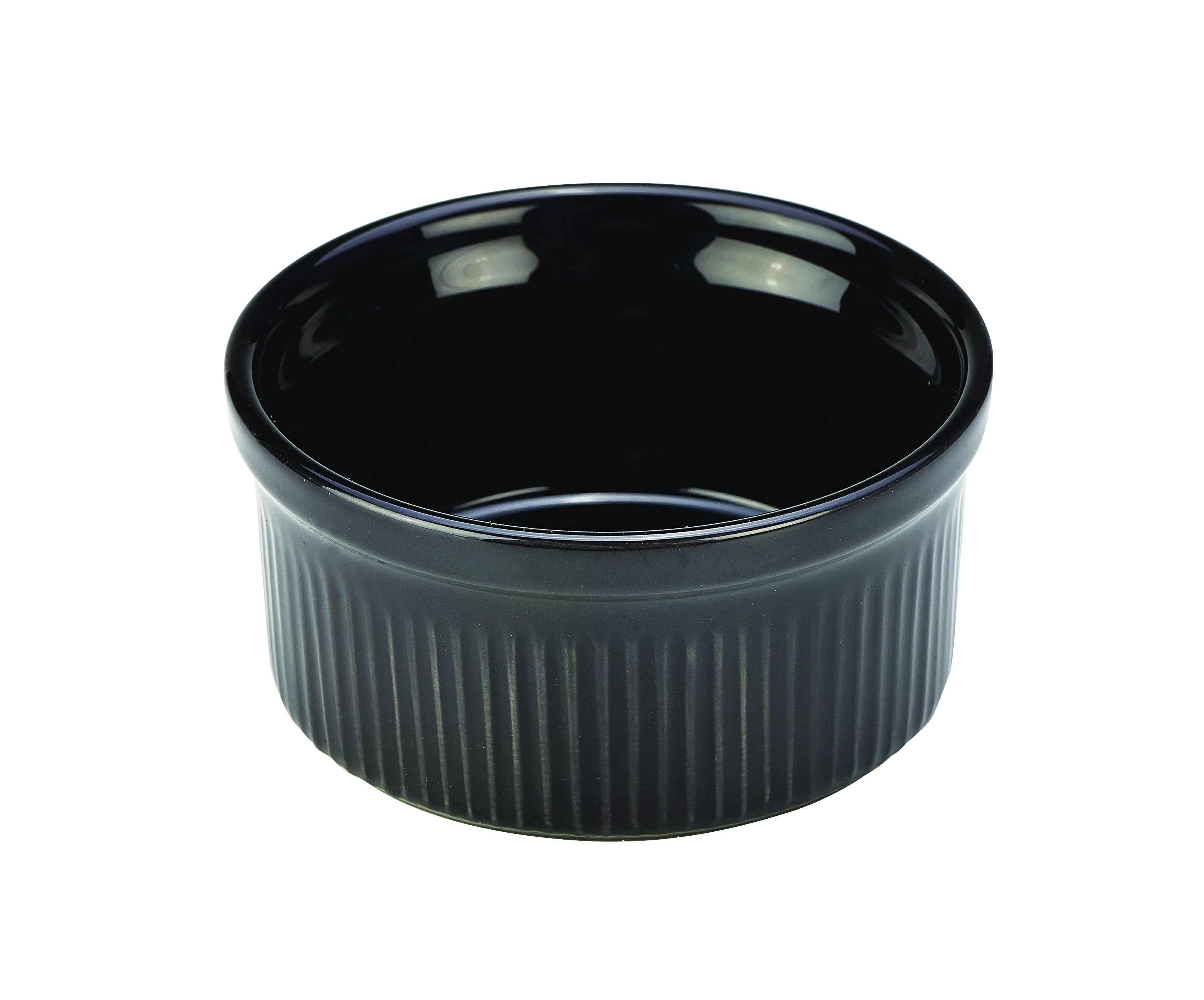 GenWare Stoneware Black Ramekin 8cm/3"