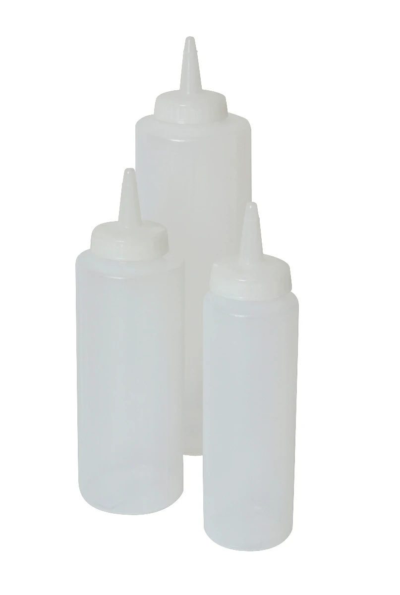 Genware Squeeze Bottle Clear 12oz/35cl