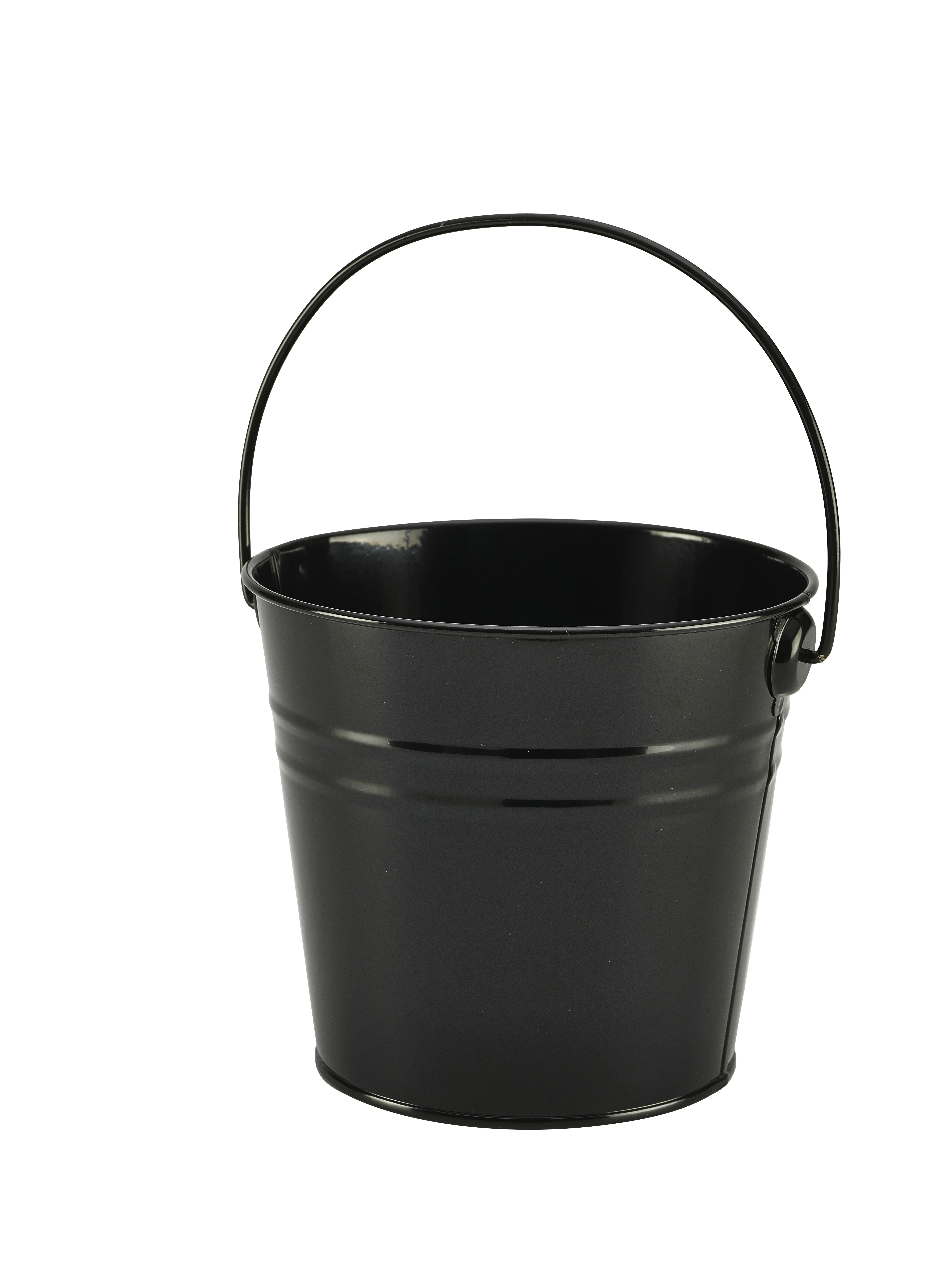 Stainless Steel Serving Bucket 16cm Dia Black
