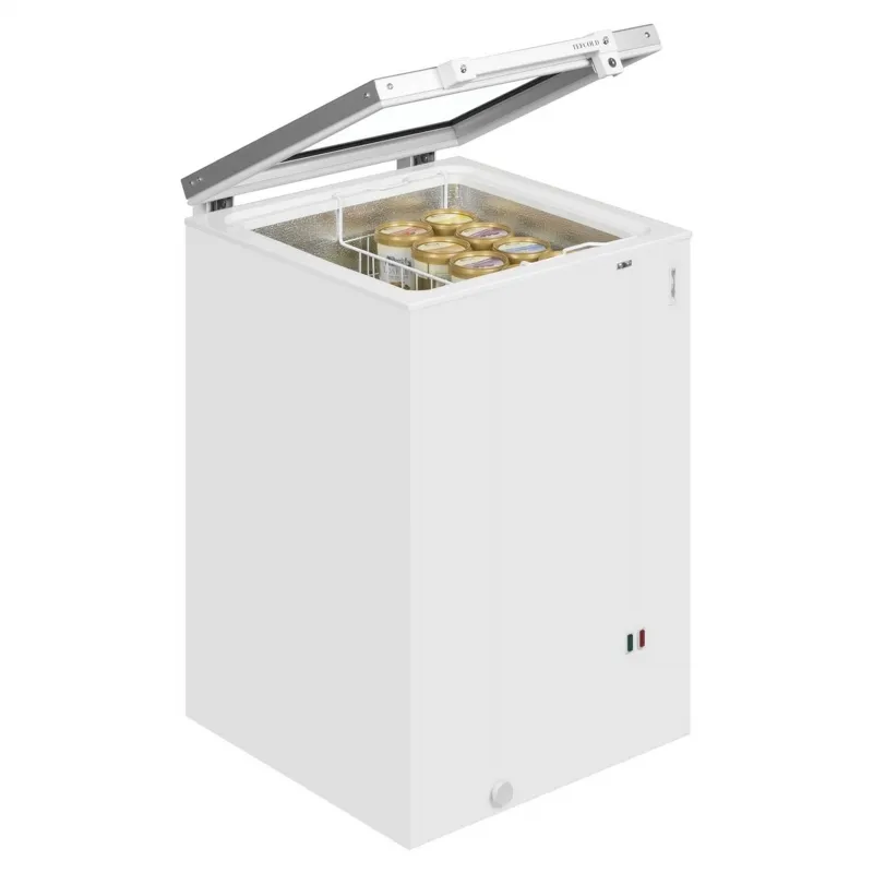 Tefcold ST160B Hinged Glass Lid Chest Freezer