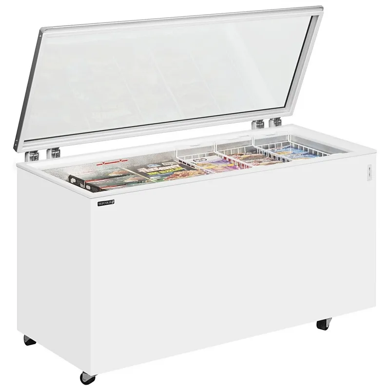 Tefcold ST Range Hinged Glass Lid Chest Freezer