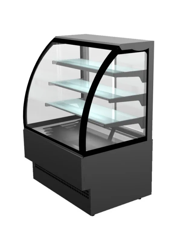 Sterling Pro EVO-BLACK Curved Glass Patisserie Counter Range