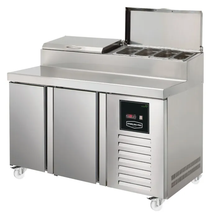 Sterling Pro SPIZ-135 2 Door Refrigerated Pizza Preparation Counter 274 Litres Product CodeSPIZ-135