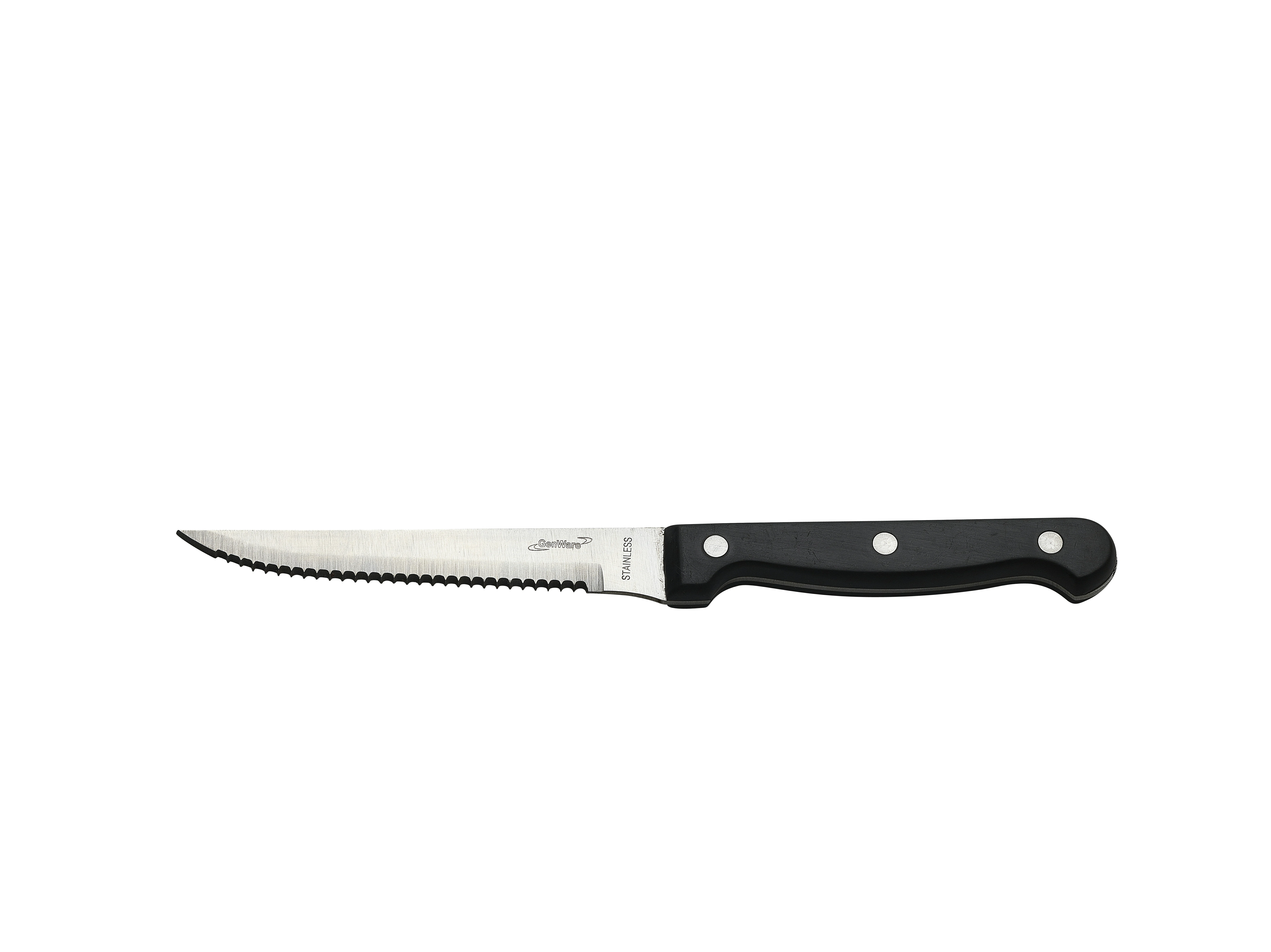Steak Knife Black Poly Handle (Dozen)