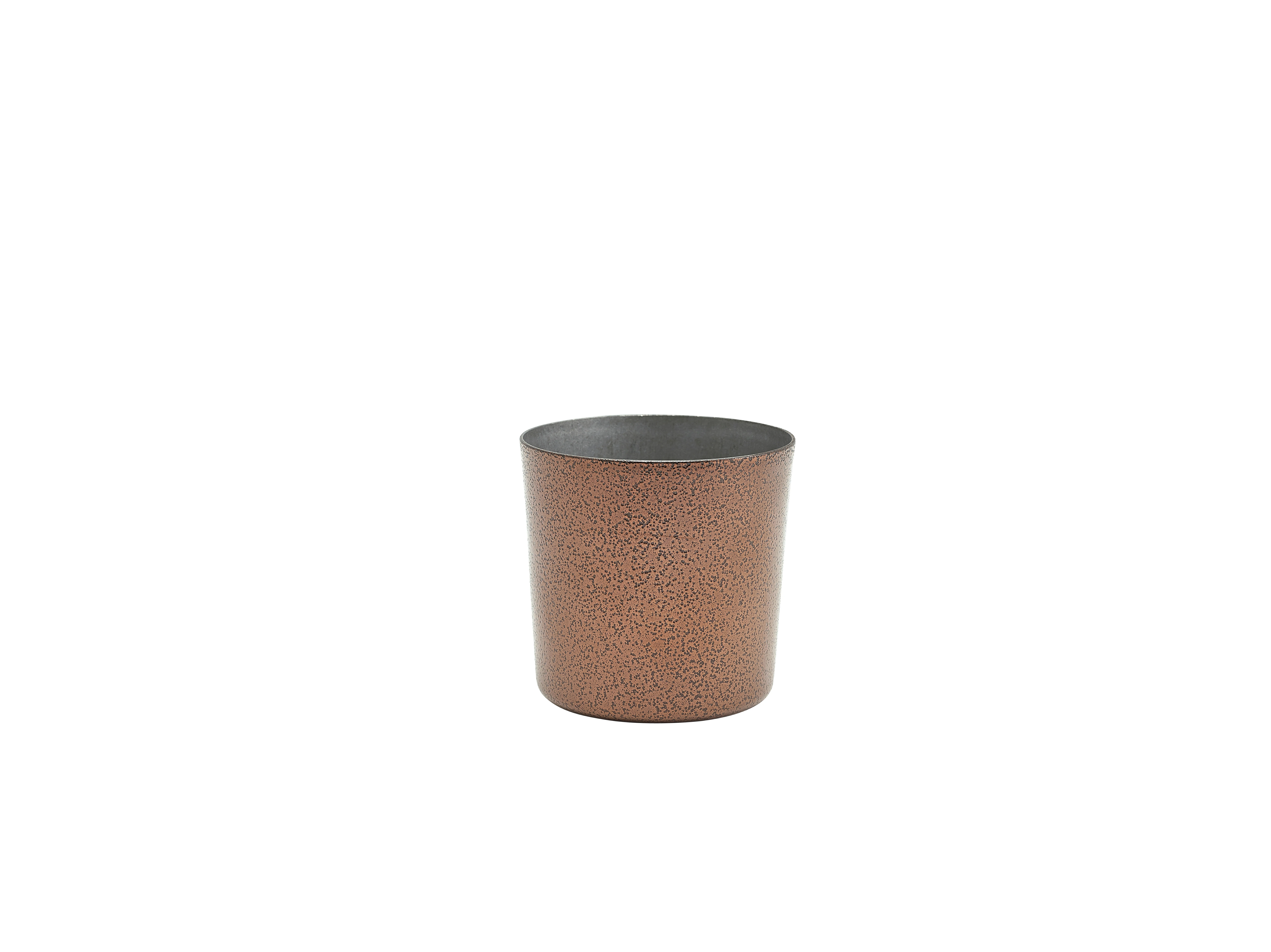 Stainless Steel Serving Cup 8.5 x 8.5cm Hammered Copper