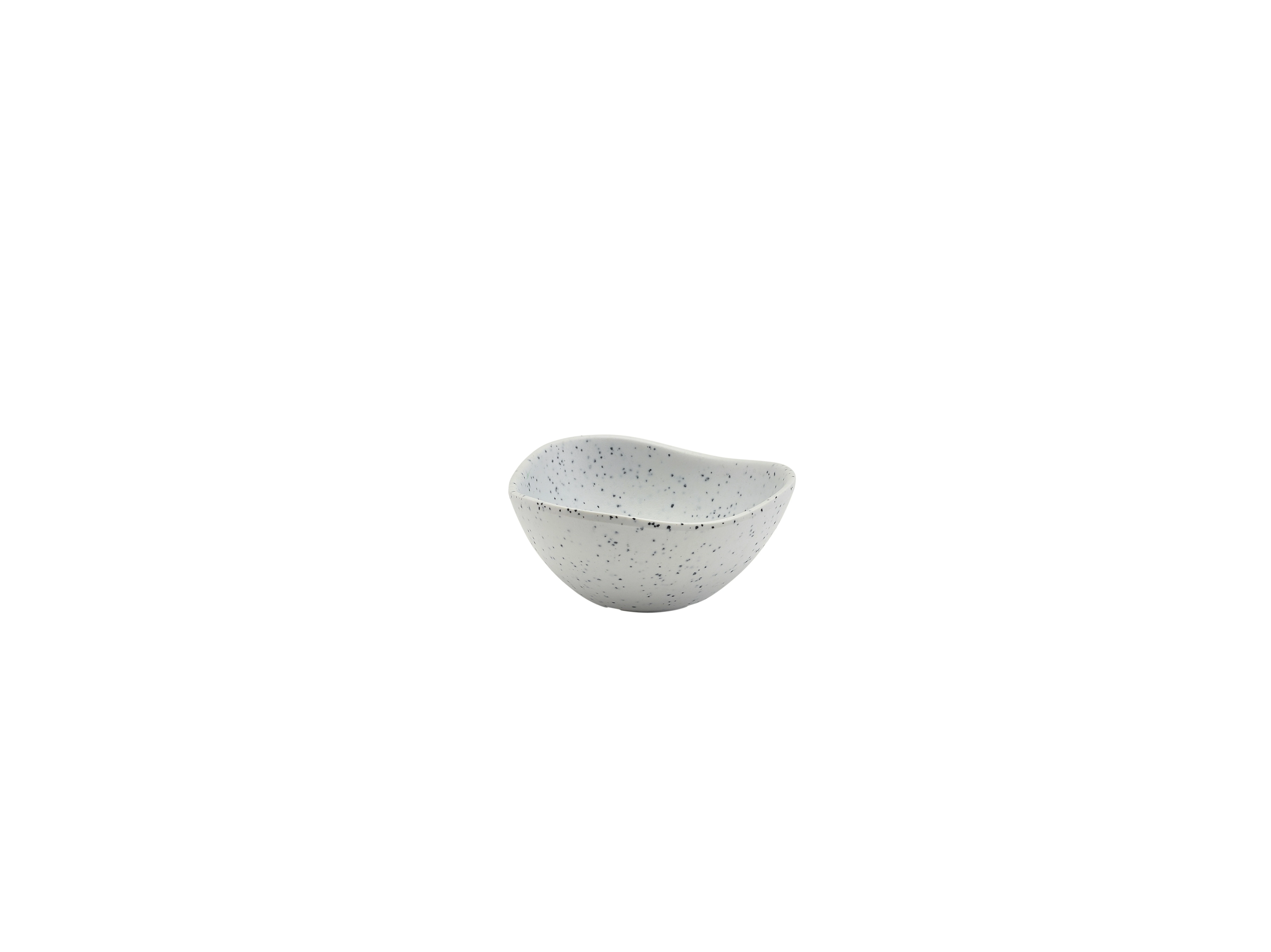 White Granite Melamine Triangular Ramekin 2.5oz  Sold in quanitys of 24