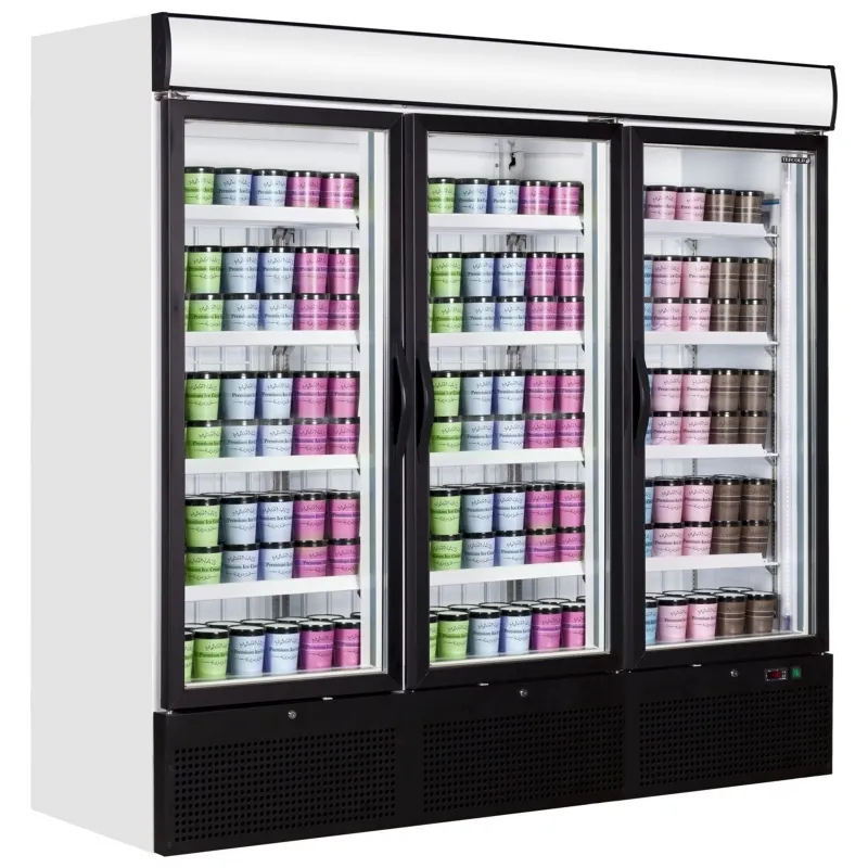 Tefcold NF7500G Glass Door Display Freezer