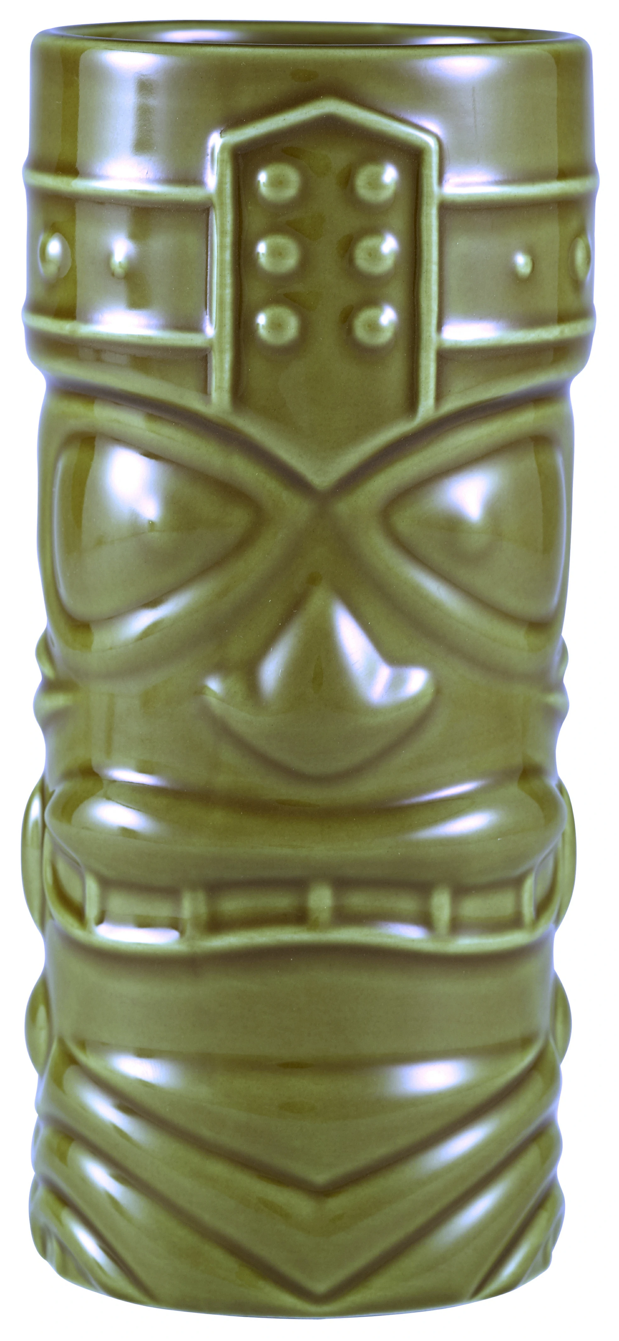 Genware Green Tiki Mug 40cl/14oz