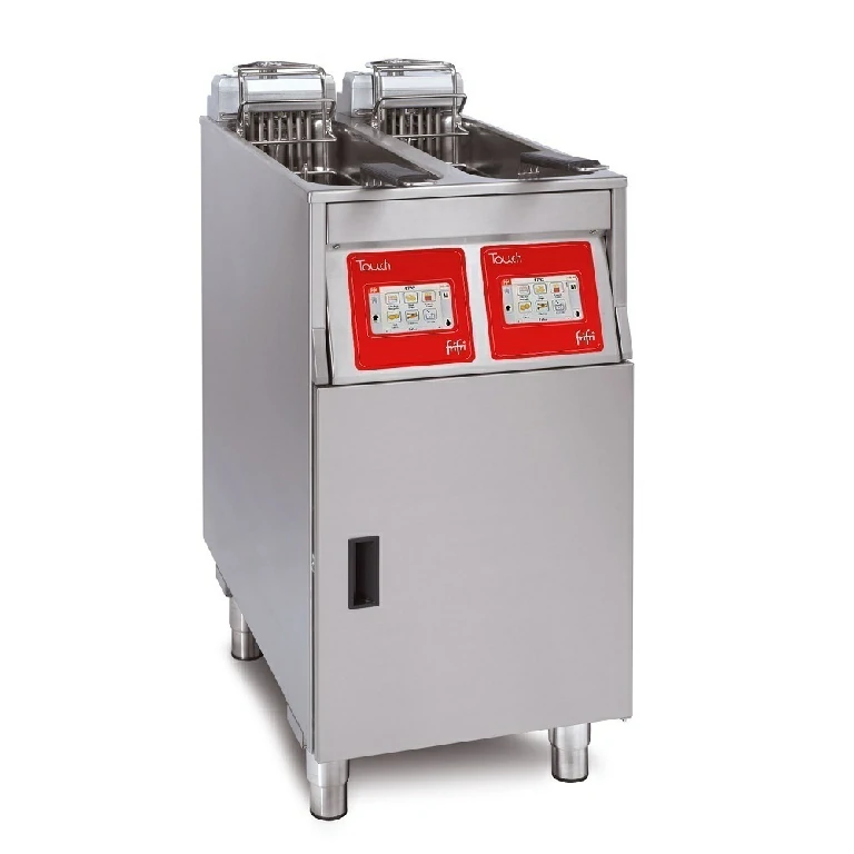 FriFri Touch 422 Electric Free-standing Twin Tank Fryer - 2 Baskets - W 400 mm - 2 x 11.0 kW