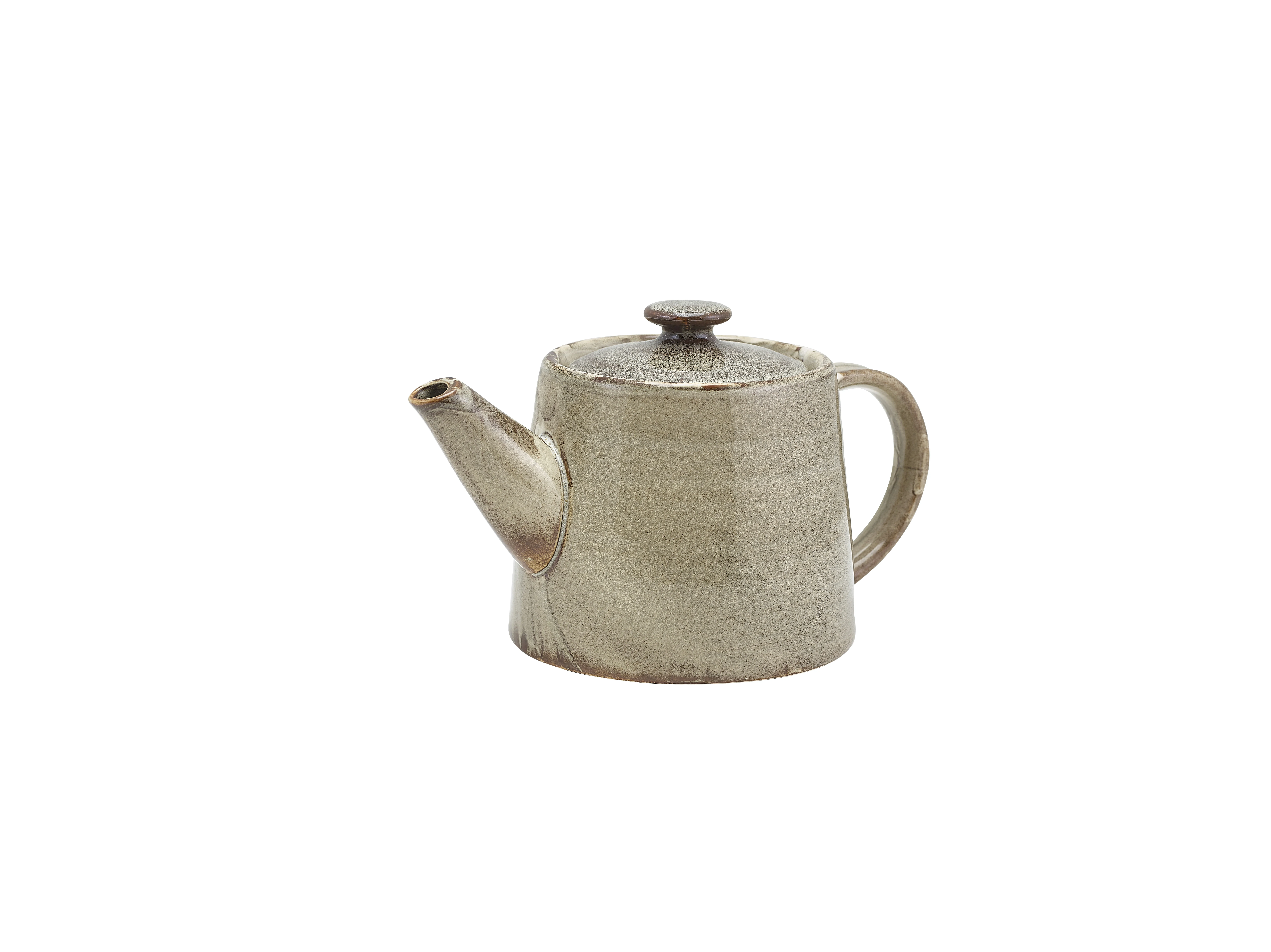 Terra Porcelain Grey Teapot 50cl/17.6oz
