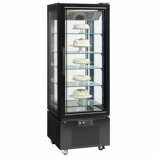 Tefcold UPD400 Black Upright Frozen Display