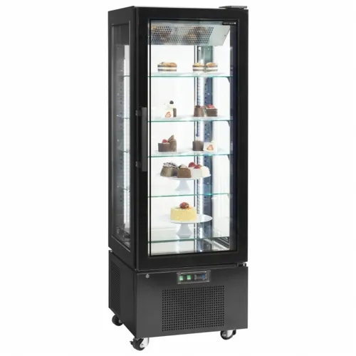 Tefcold UPD400 Black Upright Chilled Display