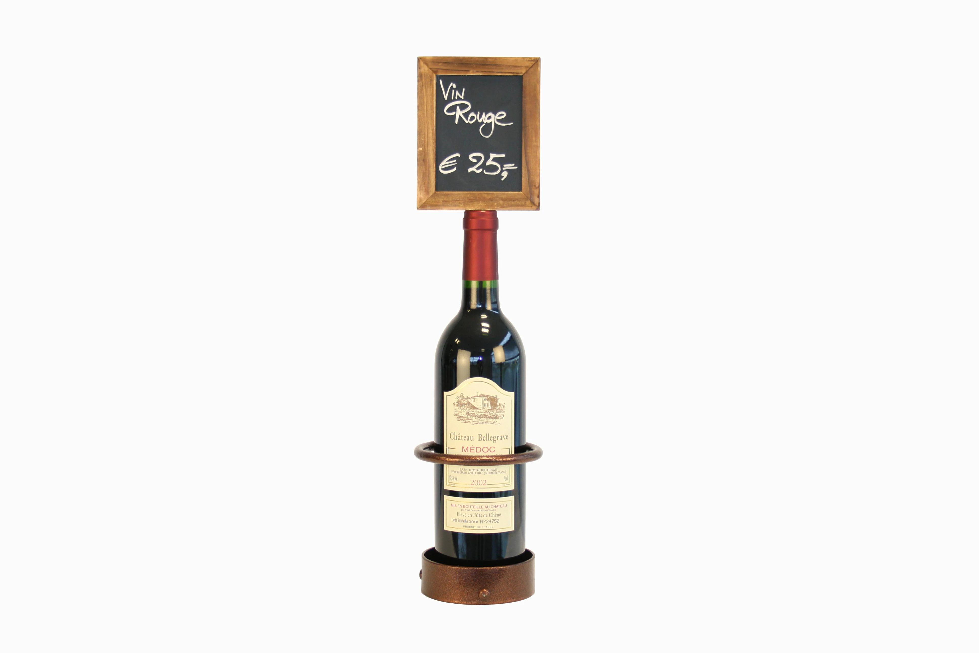 Wine Bottle x1 Chalk Board Display 45 x 10.5cm