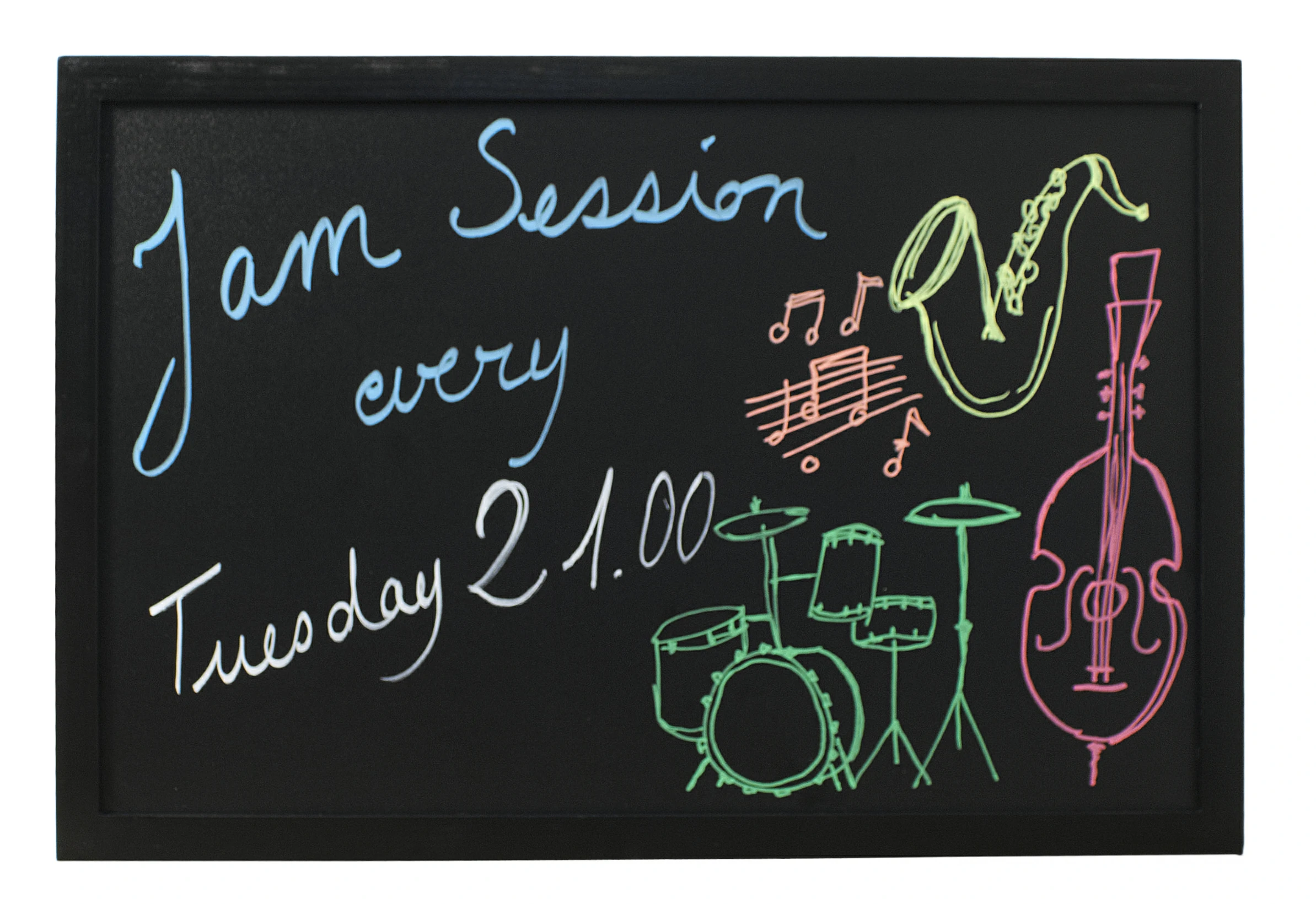 Wall Chalk Board 30 x 40cm, Black