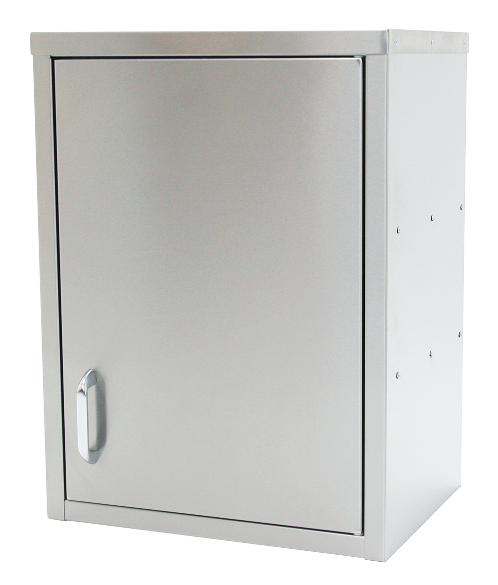 Parry WCH450 - Stainless Steel Hinged Wall Cupboard Single Door
