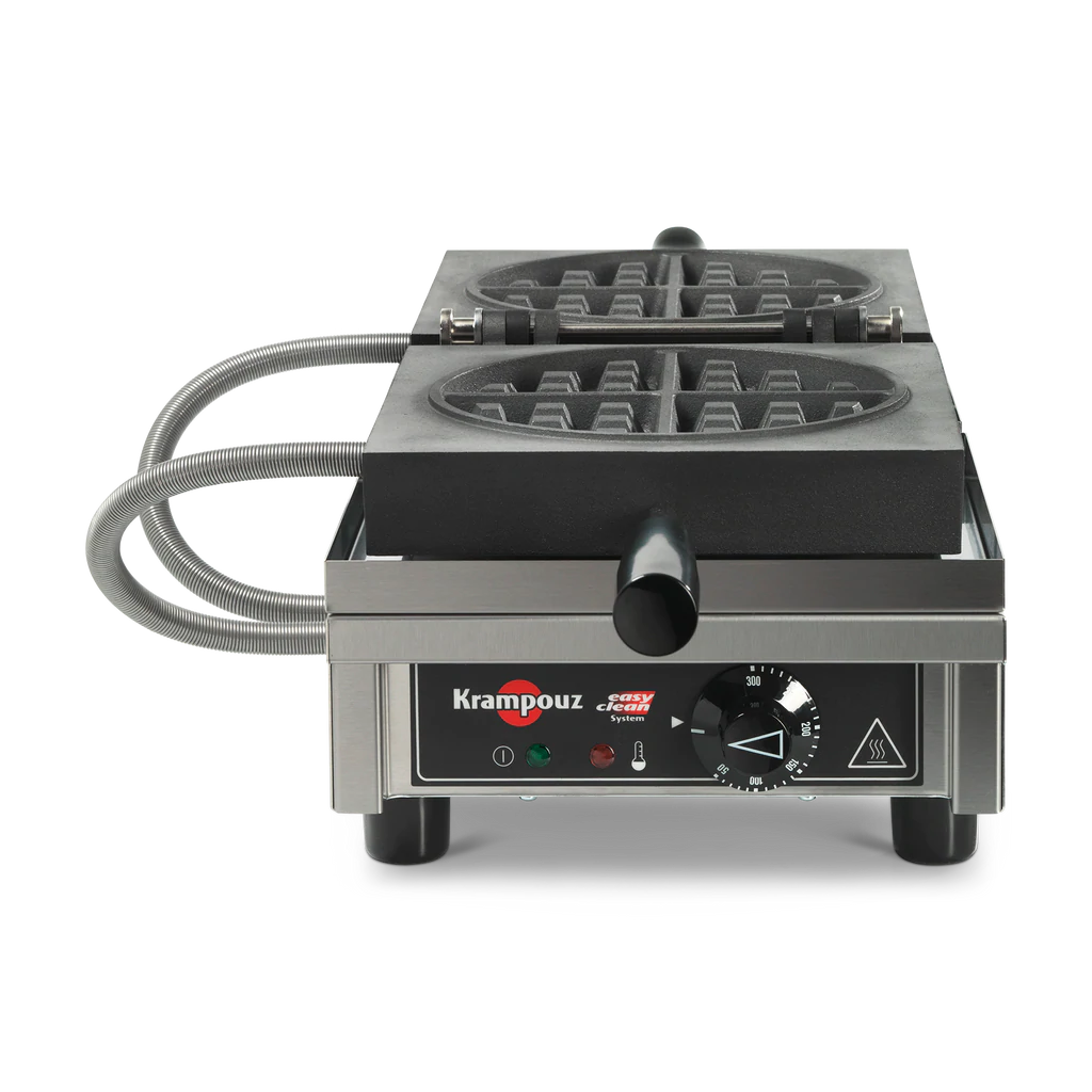 KRAMPOUZ WECBCA - Single Round Electric Waffle Maker