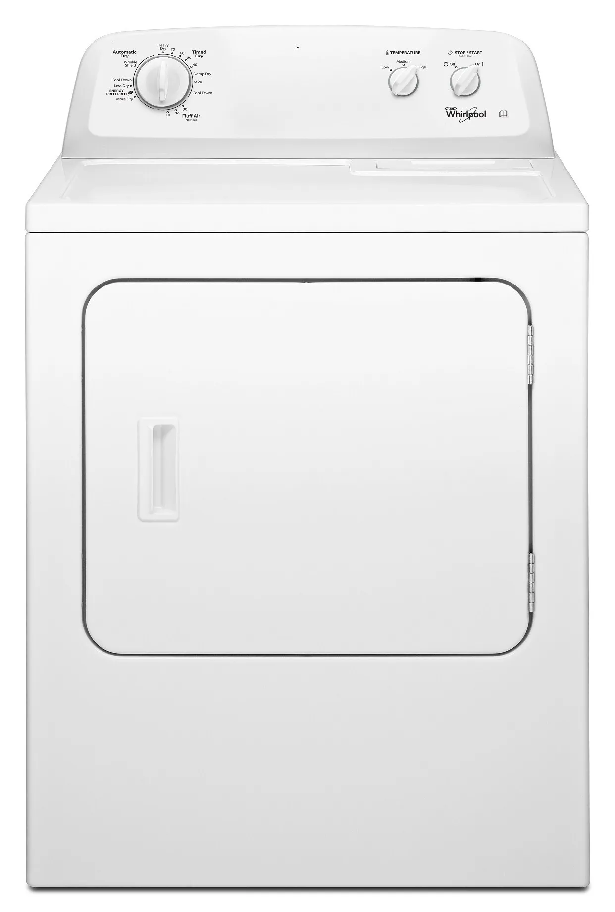 Whirlpool Atlantis 3LWED4705FW 15kg Classic American Style Vented Dryer